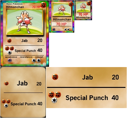 #107 Hitmonchan - Hitmonchan Card (407x380), Png Download