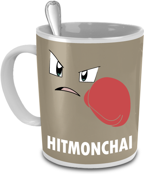 Hitmonchai Mug - Pokémon Mug (566x566), Png Download