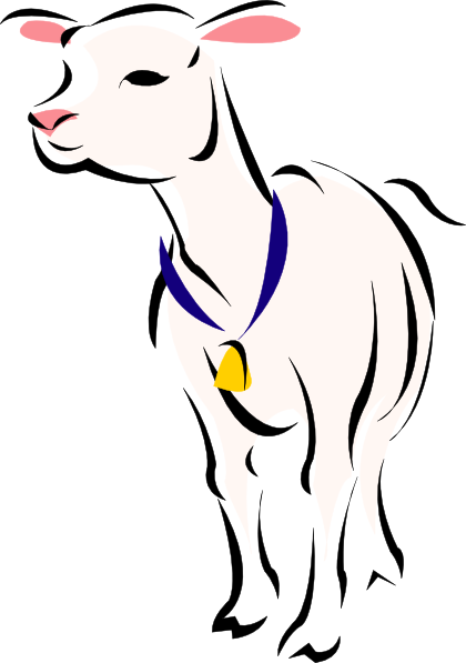 Lamb Clip Art (420x597), Png Download