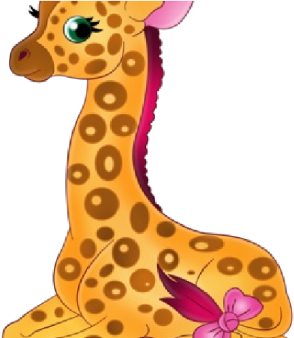 Giraffe Cartoon Pictures Cute - Baby Giraffe Clip (640x480), Png Download