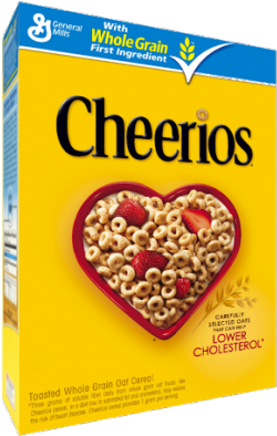 Cheerios Cereal - General Mills Cheerios Cereal - 12 Oz. (350x400), Png Download
