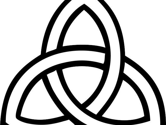 Celtic Knot Clipart - Trinity Symbol (640x480), Png Download