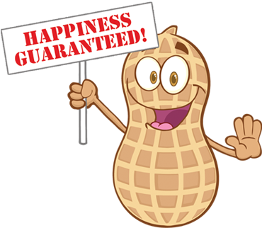 Peanut Clipart Boil - Severe Peanut Allergy Square Sticker 3" X 3" (379x335), Png Download