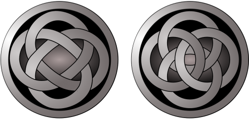 Celtic Circles,celtic Symbols,celt,free - Clip Art (500x250), Png Download