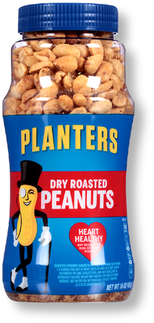 플랜터스 피넛 드라이로스티드 - Planters Dry Roasted Peanuts Lightly Salted 16 Oz (540x540), Png Download