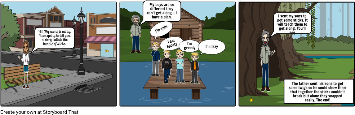 The Bundle Of Sticks - James Lange Theory Comic (1164x385), Png Download