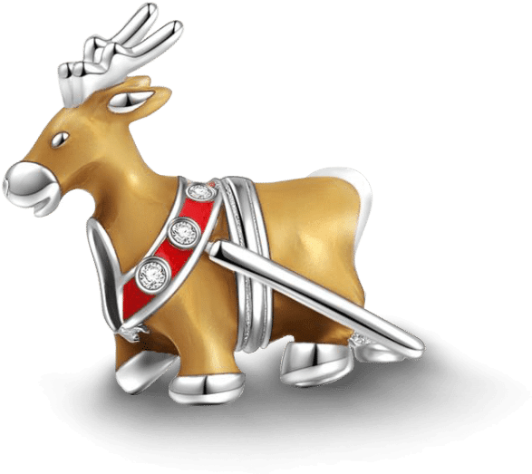 Animals Charms Soufeel Christmas Reindeer (750x750), Png Download