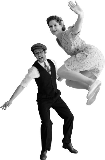 Adrienne & Rafal Toss Out - Dance Lindy Hop Png (438x648), Png Download