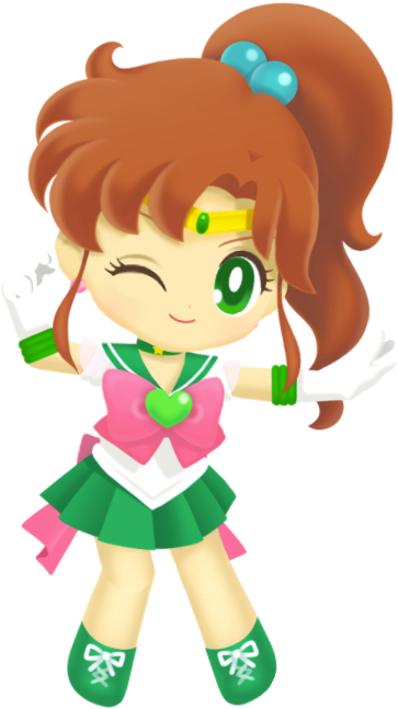 Sailor Soapbox Sailor Moon Drops - Sailor Moon Drops Sailor Jupiter (419x677), Png Download