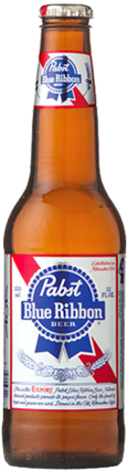 Pabst Blue Ribbon Lager - Pabst Blue Ribbon Beer - 40 Fl Oz Bottle (480x480), Png Download