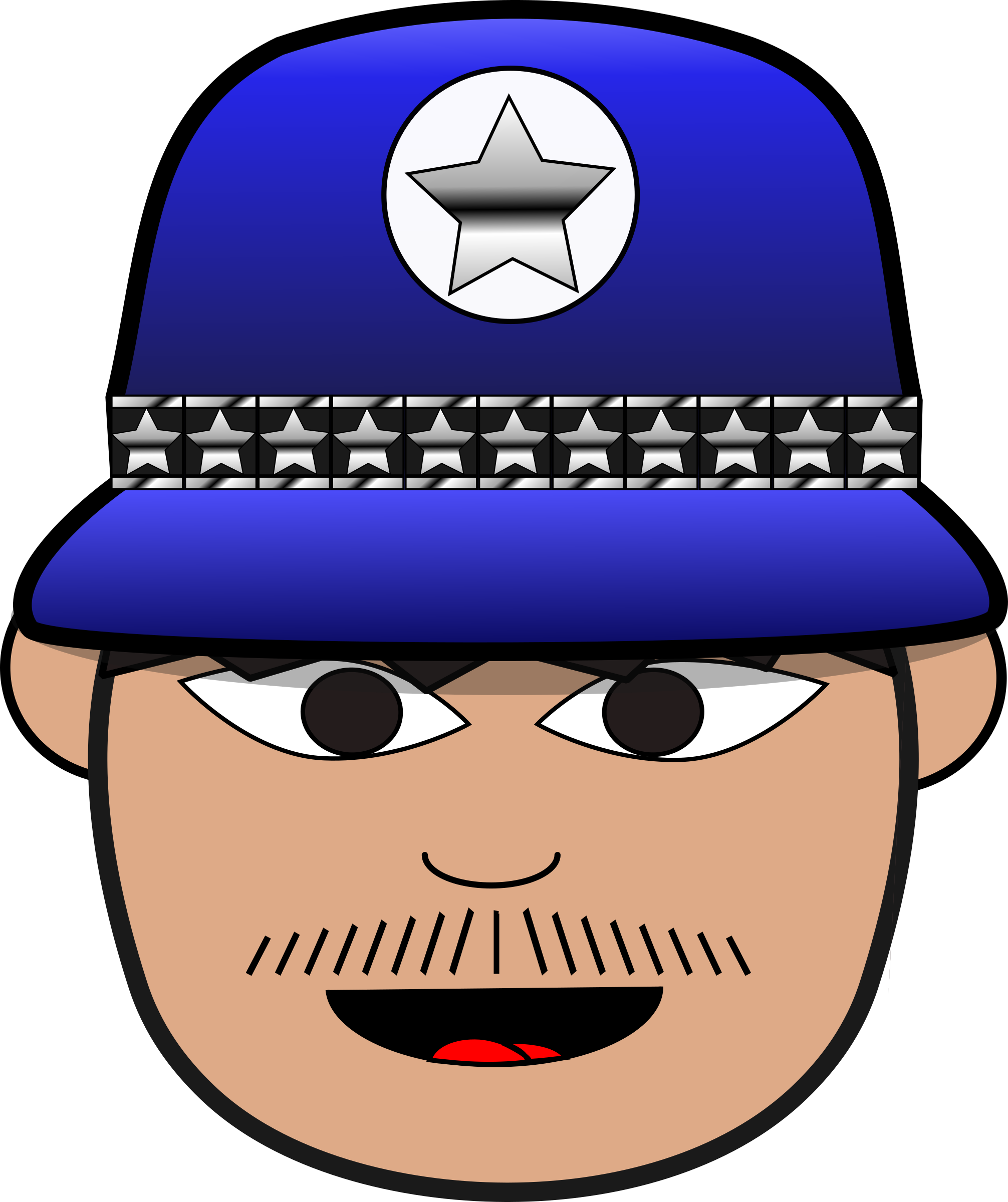 This Free Icons Png Design Of Police Man 3 (2012x2400), Png Download