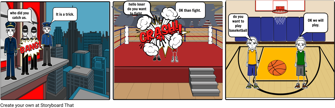 Thief And Police Man - Cartoon (1164x385), Png Download