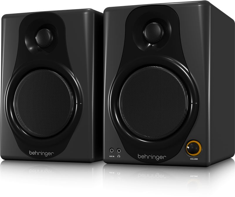 Behringer Media 40usb 4 Powered Studio Monitors - Behringer Media 40 Usb Desktop Speakers (pair) (800x677), Png Download