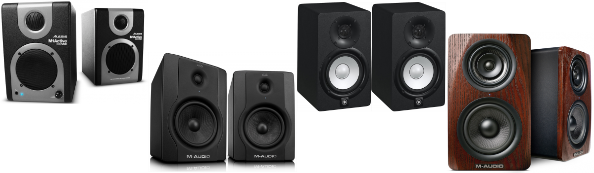 Alesis M1 Active 320 Usb (pair) (1200x351), Png Download