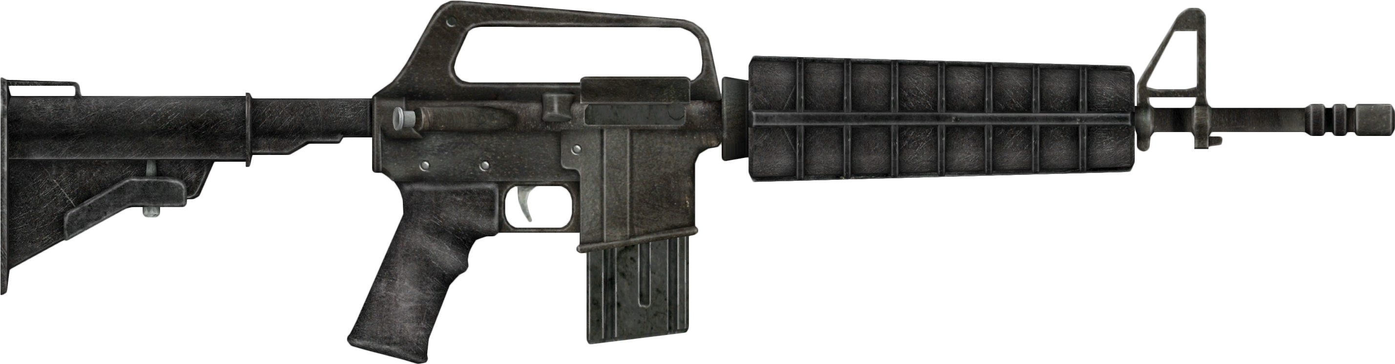 Fnv Assault Carbine - Fallout New Vegas Assault Carbine (3000x900), Png Download
