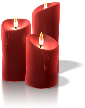 Red Candle Transparent Png (400x400), Png Download