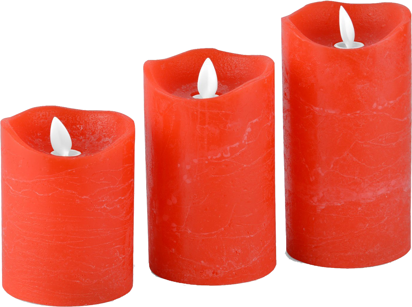 Candles Free Transparent Images - Remote Control Red Wax Led Realistic Candles (1500x1500), Png Download