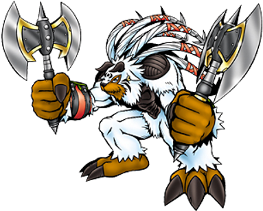 Blizzarmon2 - Digimon Korikakumon (400x400), Png Download