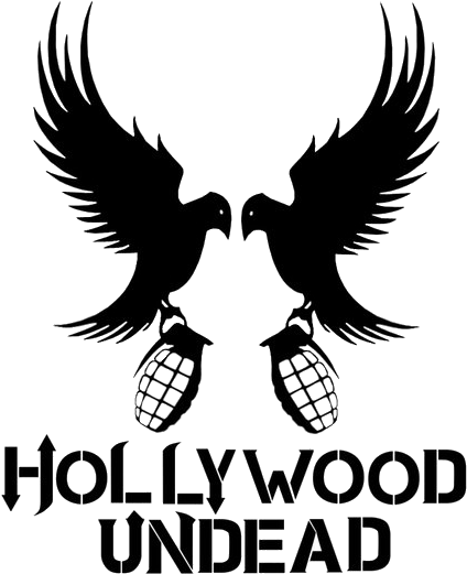 Hollywood Undead Logo (484x573), Png Download