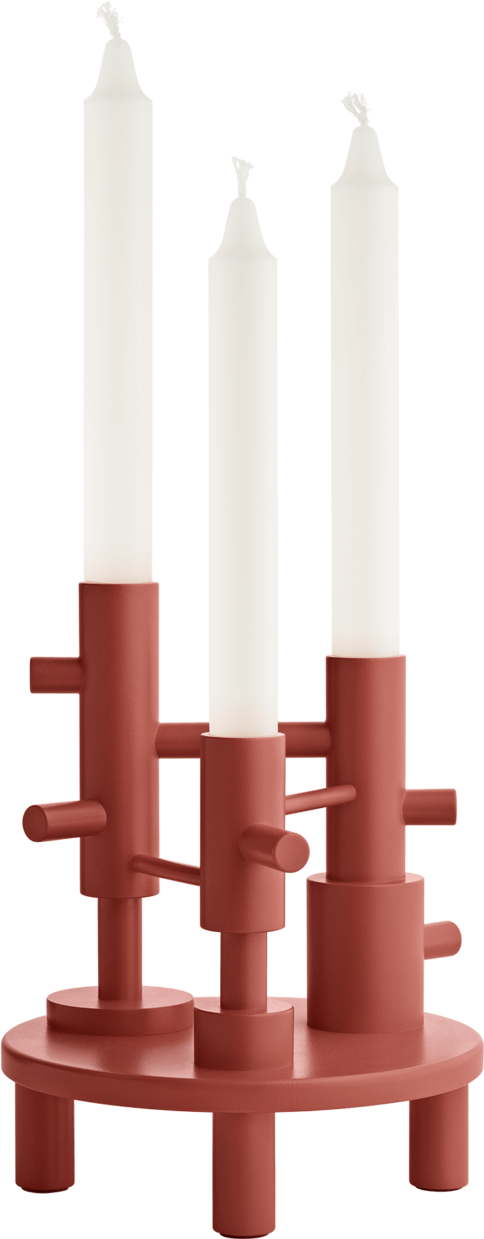 Candleholder H 20 Cm, Large, Lacquered Steel - Candle Holders (1600x1840), Png Download