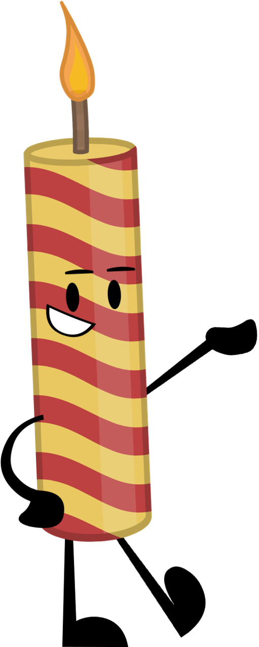 Candle 4 - Battle For The Big B Candle (537x1278), Png Download