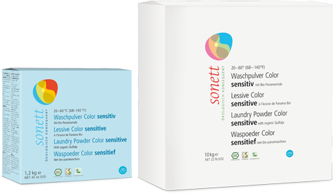 Product Pictures Laundry Powder Color Sensitive - Sonett Laundry Powder Color Neutral, 1,2kg (489x302), Png Download
