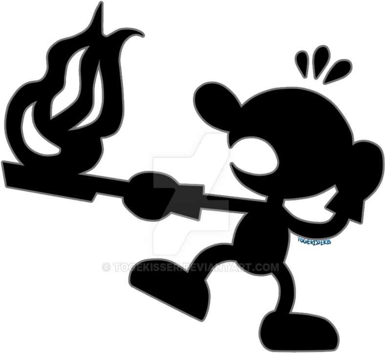 2 Smash Bros Roster Project Mr Game And Watch By Togekisser-d8fxeza - Super Smash Bros Mr Game And Watch Png (800x800), Png Download