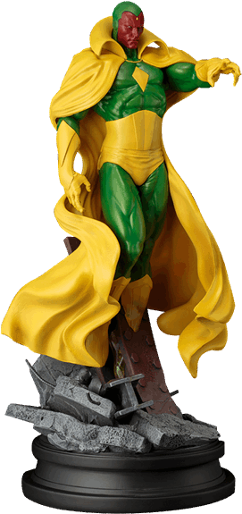 Marvel Comics Fine Art Statue 1/6 Vision 41 Cm (600x600), Png Download
