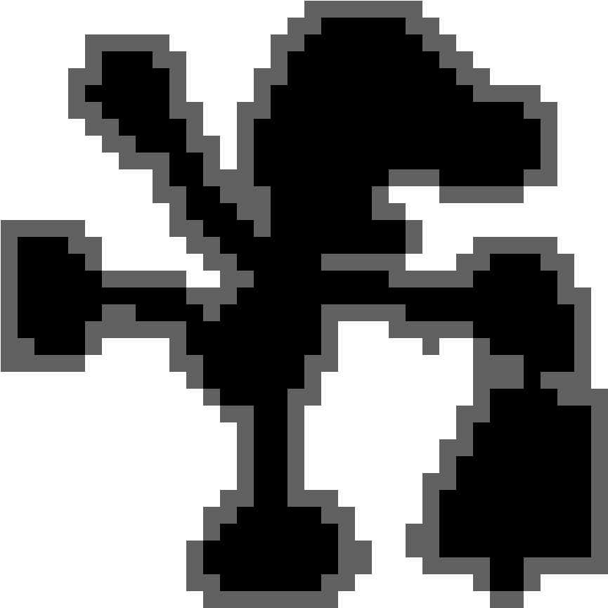 Pixel Mr Game And Watch - Game And Watch Pixel Art (1200x1200), Png Download