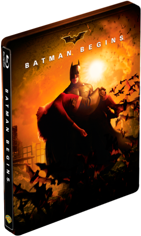 Share This Release - Batman Begins - Steelbook (1000x1000), Png Download