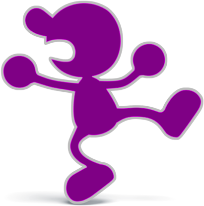 File - Acl - Ssbswitch Recolour - Mr - Game & Watch - Diy Game & Watch (480x480), Png Download