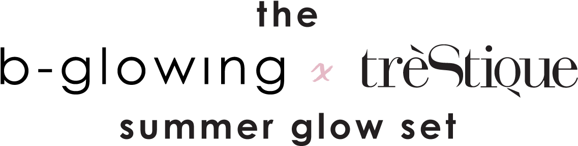 B-glowing X Trestique Summer Glow Set - City (1224x387), Png Download