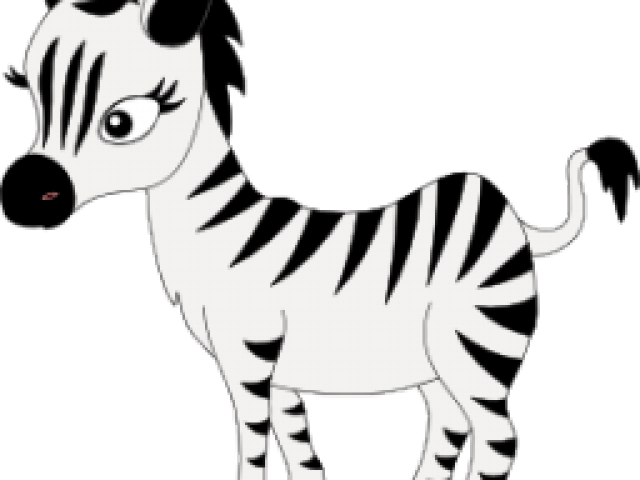 Baby Zebra Clipart - Baby Zebra Cliart (640x480), Png Download