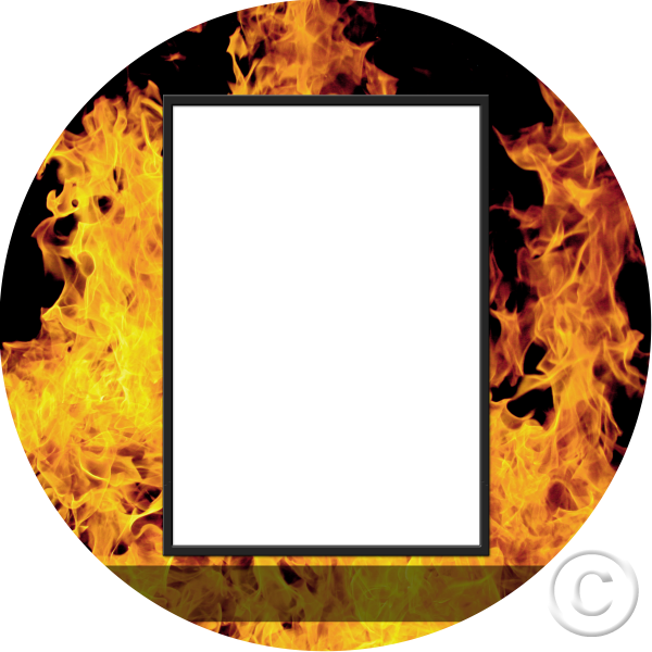 Rpl Fire Round Clinger-png - Lucy,the Daughter Of The Devi Dvd (600x600), Png Download