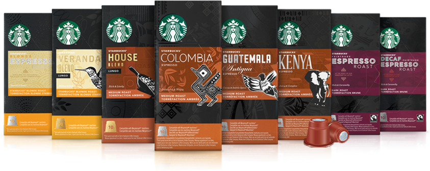 Product Packs - Starbucks Compatible Espresso Kenya Capsules (842x416), Png Download