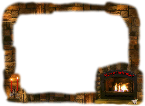 Fire Place - Ansio Fairy Lights 100 Led Warm White Indoor Christmas (498x362), Png Download