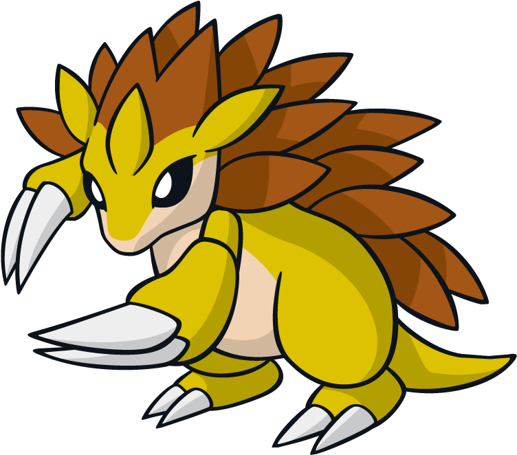 Sandslash Pokemon Character Vector Art - Sandslash Dream World (800x800), Png Download