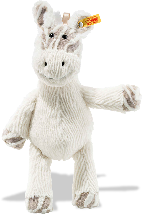 Steiff Bear - Soft Cuddly Friends Steiff Stripie Zebra Cream 30cm (500x750), Png Download