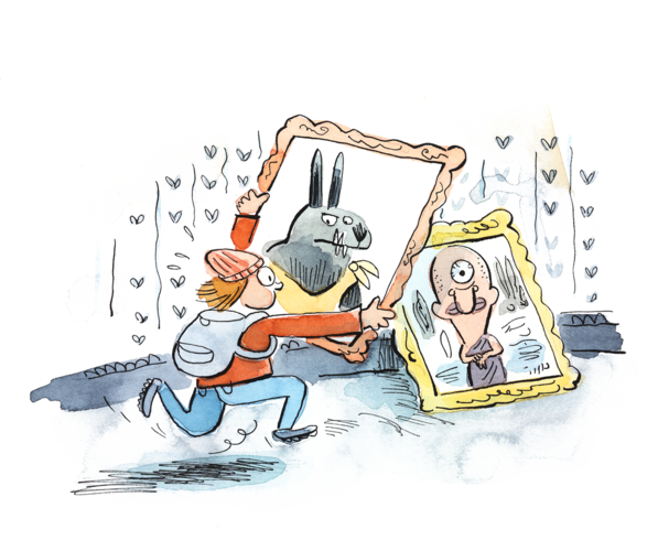 Cartoon (597x500), Png Download