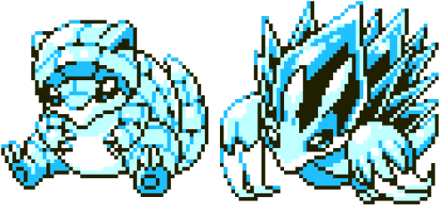 Sandshrew Alola Form Sprite (500x258), Png Download