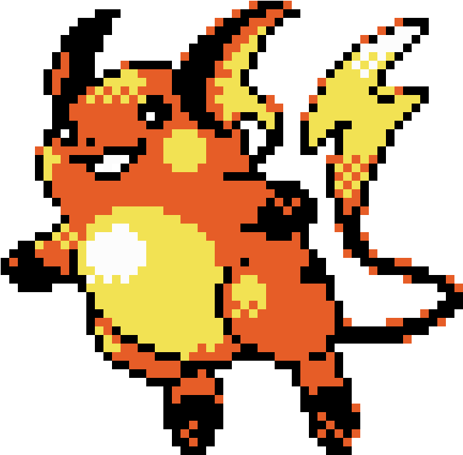 Random Image From User - Raichu Perler Bead Pattern (600x600), Png Download