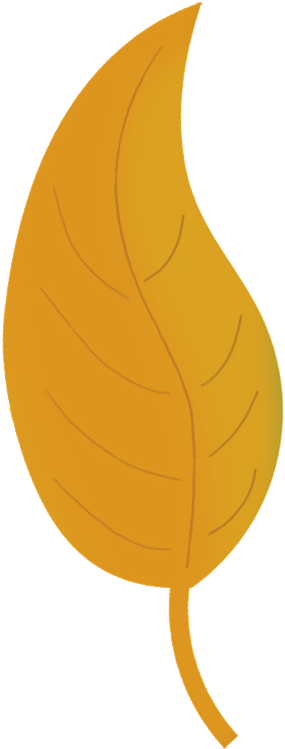 Fall Leaves Drawing - Leaf Drawn Png (349x827), Png Download