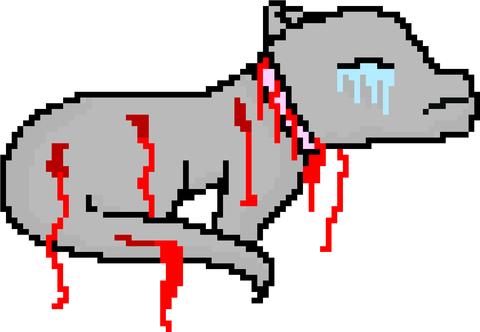Dogs Are Dieing Becuase Of Dog Meat Farms - Meat Pixel Art (2120x1780), Png Download