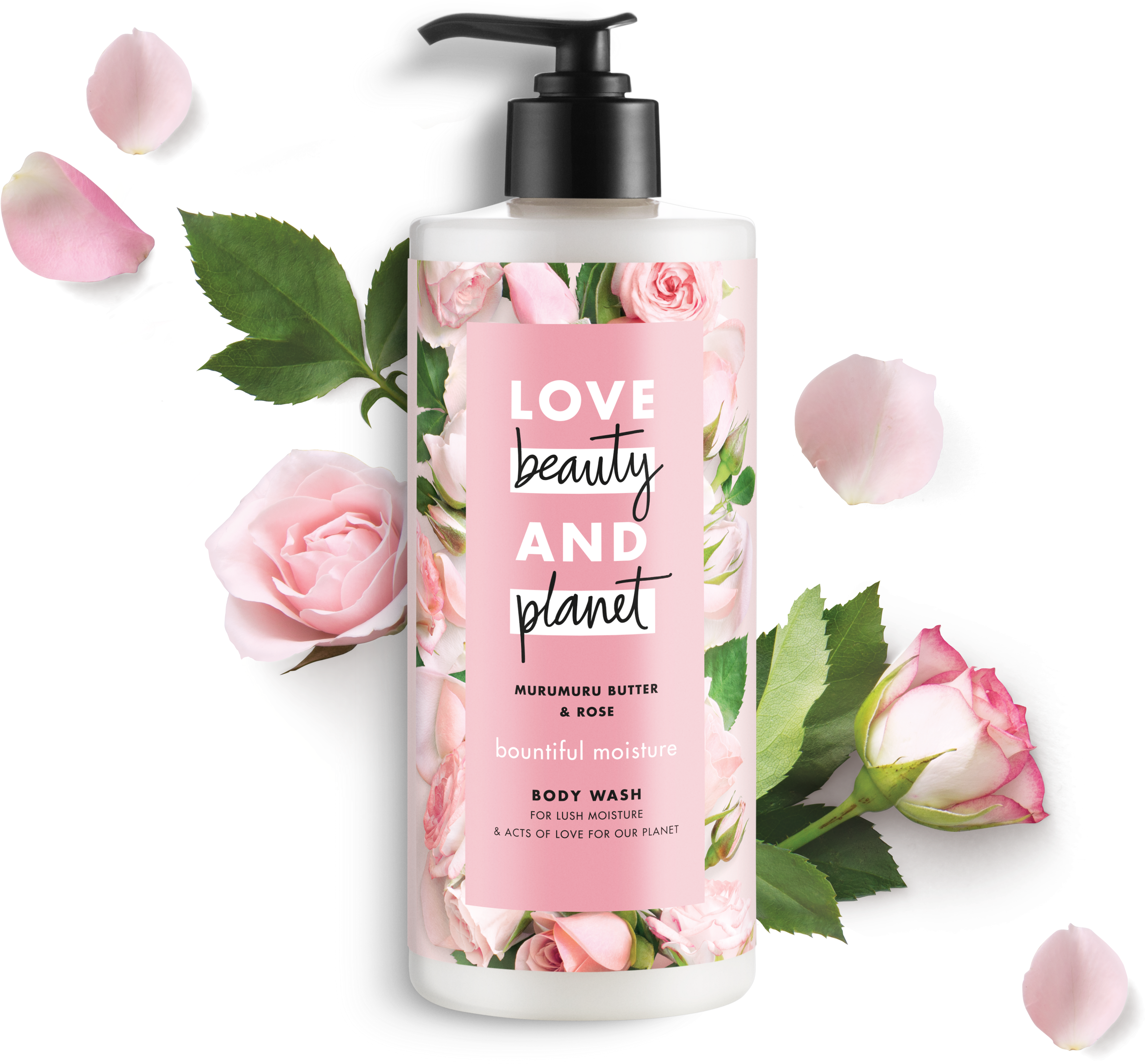Love Beauty And Planet Murumuru Butter & Rose Body - Love Beauty Planet Body Wash (5000x5000), Png Download
