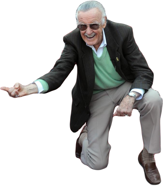 Stan Lee - Spiderman 2018 Stan Lee (677x771), Png Download