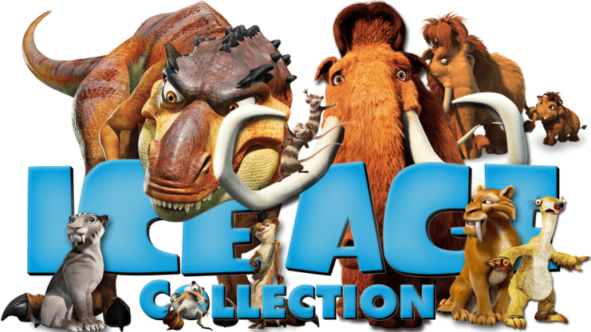 Free Png Ice Age Collection Png Images Transparent - 3d Monster Removable Wall Art Stickers, (850x478), Png Download