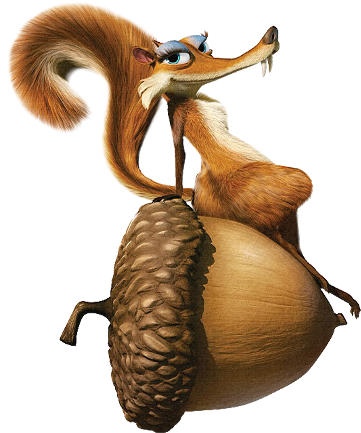 Free Download Ice Age Characters Clipart Scrat Sid - Squirrel From Ice Age Girl (1280x1600), Png Download