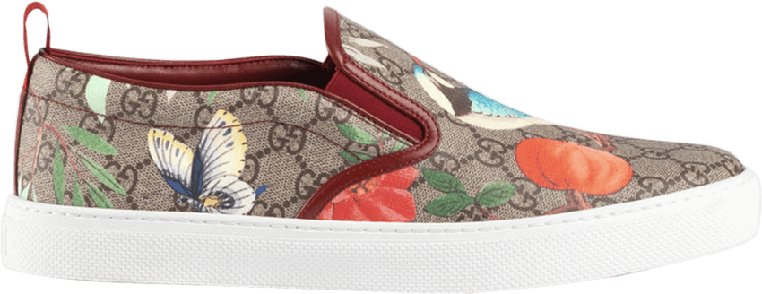 Gucci - Gucci Tian Slip On Sneaker (850x328), Png Download