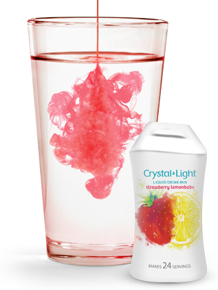 Free Sample Of Crystal Light Drink Mix Bebidas De Crystal - Fizz (317x421), Png Download