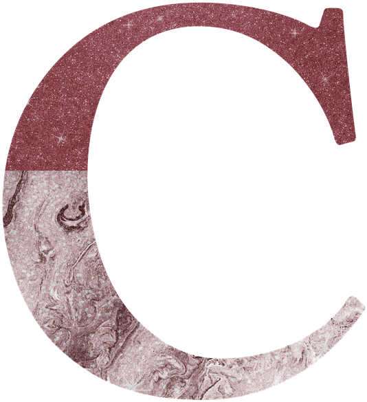 Letter C Images - Rose Gold Letter C (720x720), Png Download